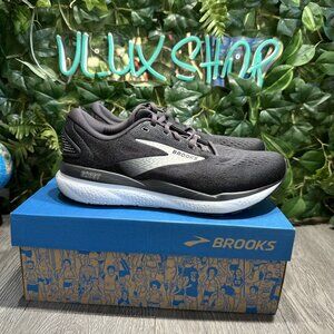 Brooks Womens Ghost 16 1204071D090 Black Running Shoes Sneakers Size 10 D Wide
